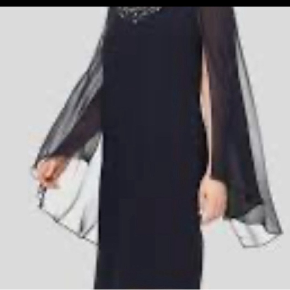 Teri Jon Black Dress Size 10